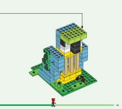 LEGO 21282 instructions page 55 – build guide
