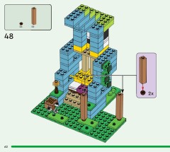 LEGO 21282 instructions page 62 – build guide