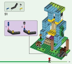 LEGO 21282 instructions page 65 – build guide