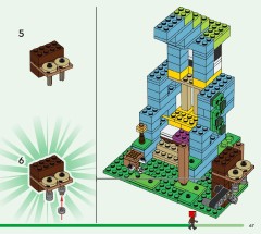 LEGO 21282 instructions page 67 – build guide