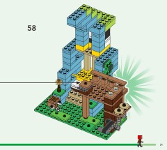 LEGO 21282 instructions page 71 – build guide