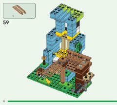 LEGO 21282 instructions page 72 – build guide