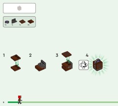 LEGO 21282 instructions page 8 – build guide