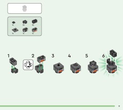 LEGO 21282 instructions page 9 – build guide