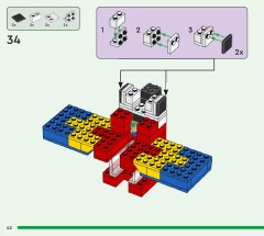 LEGO 21282 instructions page 42 – build guide