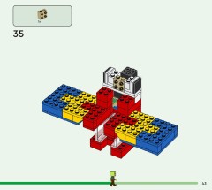 LEGO 21282 instructions page 43 – build guide