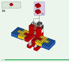 LEGO 21282 instructions page 44 – build guide