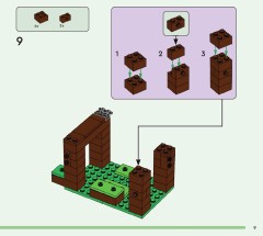 LEGO 21282 instructions page 9 – build guide