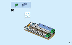 LEGO 21306 instructions page 21 – build guide