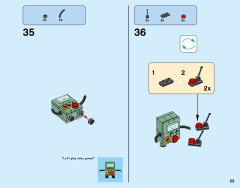 LEGO 21308 instructions page 23 – build guide