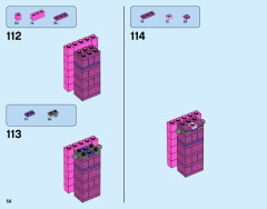 LEGO 21308 instructions page 58 – build guide