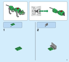 LEGO 21311 instructions page 3 – build guide