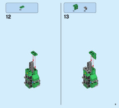 LEGO 21311 instructions page 9 – build guide