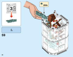 LEGO 21313 instructions page 84 – build guide
