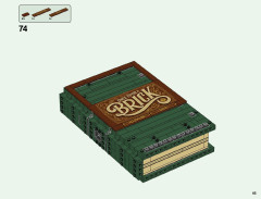 LEGO 21315 instructions page 65 – build guide