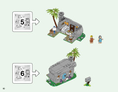 LEGO 21316 instructions page 10 – build guide