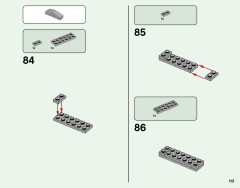 LEGO 21316 instructions page 113 – build guide