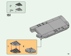 LEGO 21316 instructions page 155 – build guide