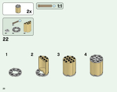 LEGO 21316 instructions page 20 – build guide