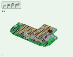 LEGO 21316 instructions page 54 – build guide