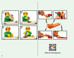 LEGO 21316 instructions page 6 – build guide