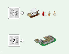 LEGO 21316 instructions page 8 – build guide