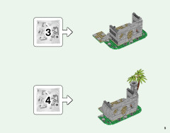 LEGO 21316 instructions page 9 – build guide