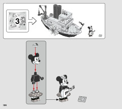 LEGO 21317 instructions page 126 – build guide