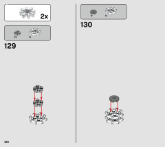 LEGO 21317 instructions page 128 – build guide