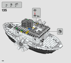 LEGO 21317 instructions page 132 – build guide