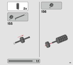 LEGO 21317 instructions page 151 – build guide