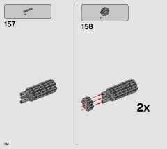 LEGO 21317 instructions page 152 – build guide
