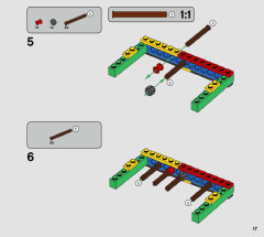 LEGO 21317 instructions page 17 – build guide