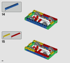 LEGO 21317 instructions page 22 – build guide