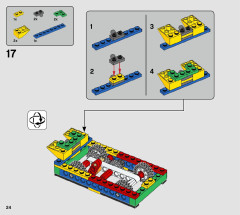 LEGO 21317 instructions page 24 – build guide