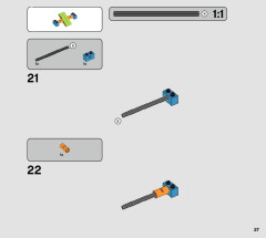 LEGO 21317 instructions page 27 – build guide
