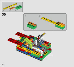 LEGO 21317 instructions page 38 – build guide