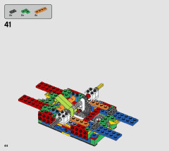 LEGO 21317 instructions page 44 – build guide