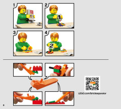 LEGO 21317 instructions page 6 – build guide