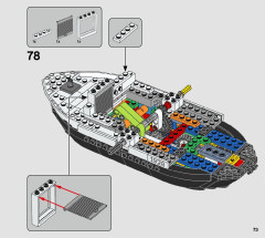 LEGO 21317 instructions page 73 – build guide