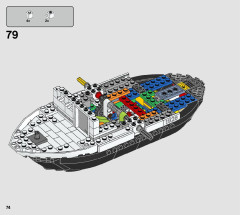 LEGO 21317 instructions page 74 – build guide