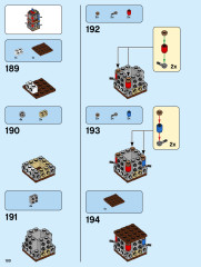 LEGO 21318 instructions page 100 – build guide