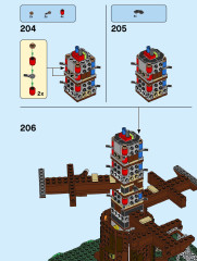 LEGO 21318 instructions page 103 – build guide
