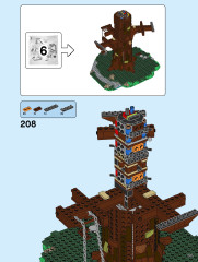 LEGO 21318 instructions page 105 – build guide