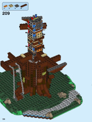 LEGO 21318 instructions page 106 – build guide