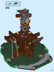 LEGO 21318 instructions page 107 – build guide