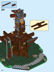 LEGO 21318 instructions page 108 – build guide