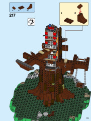 LEGO 21318 instructions page 115 – build guide