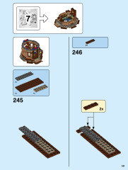 LEGO 21318 instructions page 141 – build guide