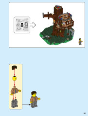 LEGO 21318 instructions page 161 – build guide